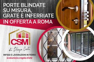 Prototti anti-effrazione in promozione a Roma