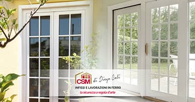 Per la messa in sicurezza della tua abitazione o ambiente di lavoro, scegli gli infissi blindati di CSM Infissi