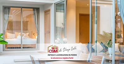 Infissi minimal per ambienti più luminosi e confortevoli