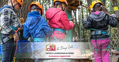 CSM Infissi sostiene i parchi avventura del Lazio per grandi e bambini