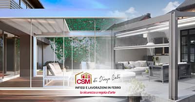 Verande a Roma su misura con CSM Infissi