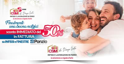 Con CSM Infissi le finestre ti costano la metà! Approfitta dell'Ecobonus 2020