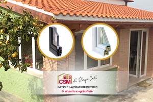 Finestre in alluminio o PVC