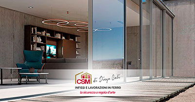 Infissi in metallo: finestre in acciaio Deluxe