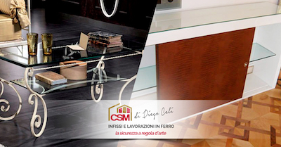 Lavorazioni artistiche in ferro e vetro