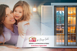 Casa sicura con CSM infissi: porte blindate, persiane antintrusione,  inferriate e infissi blindati per la tua sicurezza