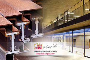 Infissi in acciao corten Roma