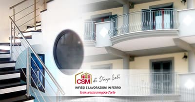 Ringhiere e balaustre per la sicurezza di casa, villa e ufficio