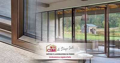 Serramenti deluxe in bronzo e ottone