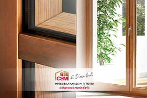 CSM Infissi con la sua nuova linea deluxe design collection propone serramenti in legno e alluminio.