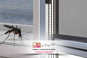 Zanzariere Roma: le soluzioni CSM infissi