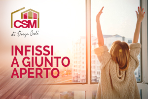 Infissi a giunto aperto