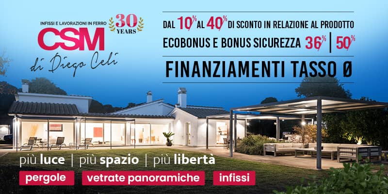 Sostituisci o installa Infissi, Vetrate Panoramiche, Pergole e Pergole Bioclimatiche