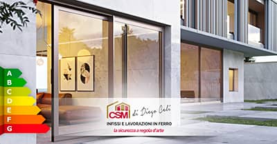 Infissi in alluminio e efficienza energetica