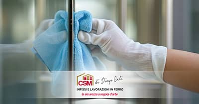 Come pulire gli infissi in alluminio