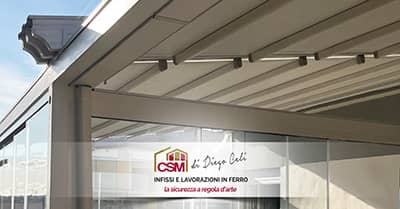 Pergotende motorizzate e accessori