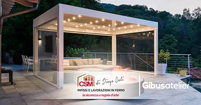 Pergole bioclimatiche Gibus per ogni stagione
