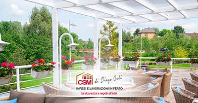 Pergole e pergotende per ristoranti e hotel