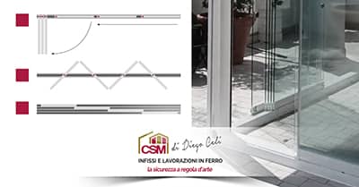 Le tipologie di apertura delle vetrate panoramiche