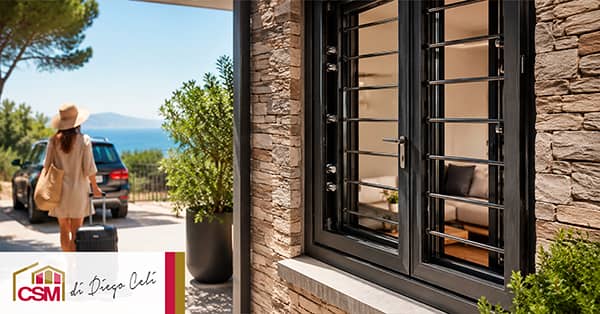 Infissi blindati per proteggere la casa durante le vacanze