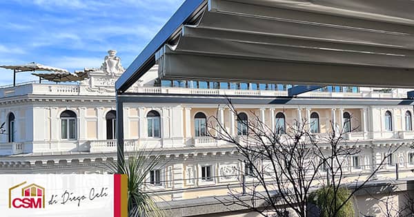Scegliere l'inclinazione delle pergotende