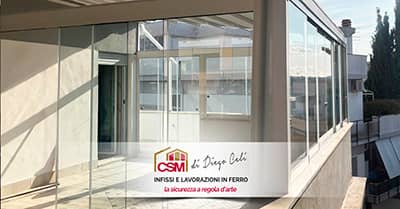Vetrate panoramiche per terrazzi e attici di CSM Infissi