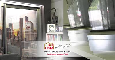 Infissi in acciaio zincato CSM infissi