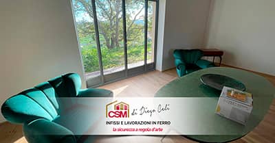 Infissi in acciaio ideali per casali in campagna